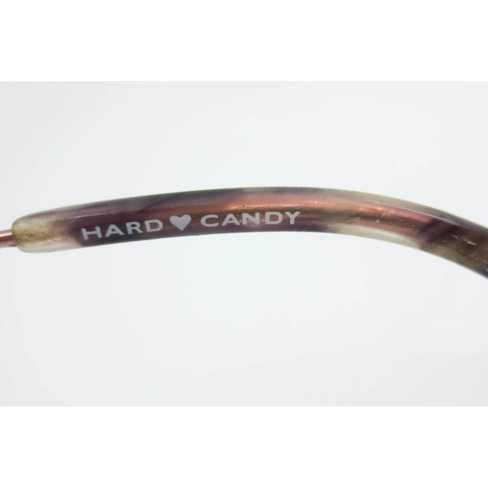Hard Candy Graduate HC230 Purple Rose Gold Round Eyeglass Frames 145mm 39133